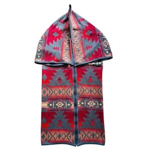 VINTAGE Biederlack of America Unisex Aztec Design Cuddle Wrap